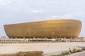 Lusail Iconic Stadium or Lusail Stadium is a football stadium in Lusail, Qatar. Royalty Free Stock Photo