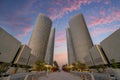 Lusail Plaza 4 tower. Lusail boulevard Royalty Free Stock Photo