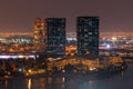 Aerial view Newly Develop Lusail City Skyline