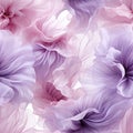 Luscious floral wallpaper in pink and purple tones (tiled)