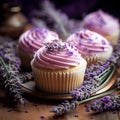 Luscious Lavender Delights: A Floral Fantasy of Cupcakes