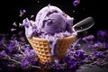 Luscious Lavender Honey Sorbet