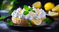 Luscious lemon meringue pie and a variety of lemon infused desserts for a delightful breakfast
