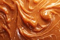 Luscious toffee background swirls with melted caramel, tempting sweetness