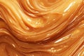 Luscious toffee background swirls with melted caramel, tempting sweetness