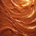 Luscious toffee background swirls with melted caramel, tempting sweetness