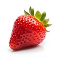Fresh strawberry isolated white background AI generated Royalty Free Stock Photo