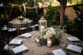 Enchanted Evening: Intimate Backyard Wedding Beneath Nature\'s Canopy