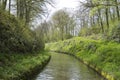 Lush banks of the Nivernais Canal, Burgundy