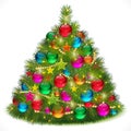 Lush Christmas tree image