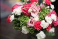Floral rose and carnation bouquet 1479