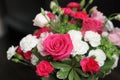 floral rose and carnation bouquet 1503 Royalty Free Stock Photo