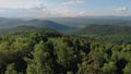 Lush Green Forest Blanketing Mountainous Terrain