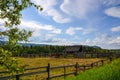 Horses on a ranch