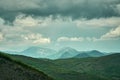 The lush green Kraishte mountain ranges in Bulgaria, Europe, in spring