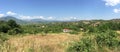 Kastraki, Greece Landscape Panoramic View During a Summer Day Near Meteora Royalty Free Stock Photo