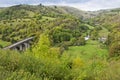 Lush green mountains, hills of the countryside in England, UK, Europe. Royalty Free Stock Photo