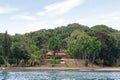 Lush greenery of St John`s Island, one of the Southern Islands in Singapore. Plcae of interest popular with locals Royalty Free Stock Photo