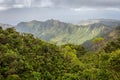 Lush jungle mountains of Hawaii Royalty Free Stock Photo