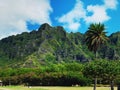 Lush Kualoa mountain range