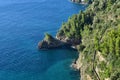 Lush Landscape is a Stark Contrast Against the Blue Salerno Gulf