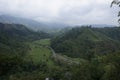 Lush landscape on the way to a coffee farm close to Salento, Eje Cafetero, Colombia Royalty Free Stock Photo