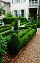 Lush landscaped gardens in Charleston South Carolina