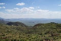 Lush Mountain Landscape with Road and House with a View, Namibia Royalty Free Stock Photo