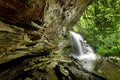 Lush Rain Forest Waterfall Royalty Free Stock Photo