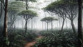 Steamy Jungle on Faraway Planet