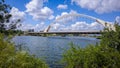 Lusitania Road Bridge in Merida, Spain Royalty Free Stock Photo