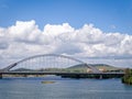 Lusitania Road Bridge in Merida, Spain Royalty Free Stock Photo