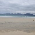 Luskentyre beach overcast Royalty Free Stock Photo