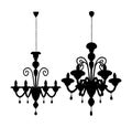 Luster Chandelier Vector 06 Royalty Free Stock Photo
