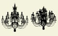 Luster Chandelier Vector 10