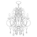 Luster Chandelier Vector 29