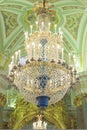 Luster in Peter and Paul Cathedral, St. Petersburg Royalty Free Stock Photo