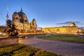 The Lustgarten in Berlin before sunrise