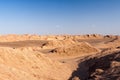 Lut Desert in Iran. Sand dunes of iranian desert.