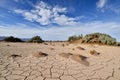 The Lut Desert locate near Kerman, Iran