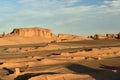 The Lut Desert locate near Kerman, Iran Royalty Free Stock Photo