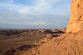 The Lut Desert locate near Kerman, Iran Royalty Free Stock Photo