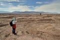 The Lut Desert locate near Kerman, Iran Royalty Free Stock Photo