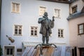 Lute Maker fountain Lautenmacherbrunnen - Fussen, Bavaria, Germany