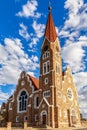 Luteran Christ Church with blue sky and clouds in background, Wi Royalty Free Stock Photo