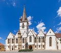 Lutheran Cathedral of Saint Mary Biserica Evanghelica in Transylvania, Sibiu, Romania Royalty Free Stock Photo