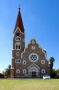 Lutheran church in Windhoek, Namibia Royalty Free Stock Photo