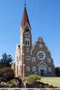 Lutheran church in Windhoek, Namibia Royalty Free Stock Photo