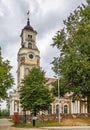 Lutheran church in Aluksne, Latvia