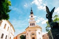 Lutheran Church of Budavar at Buda castle district in Budapest, Hungary Royalty Free Stock Photo